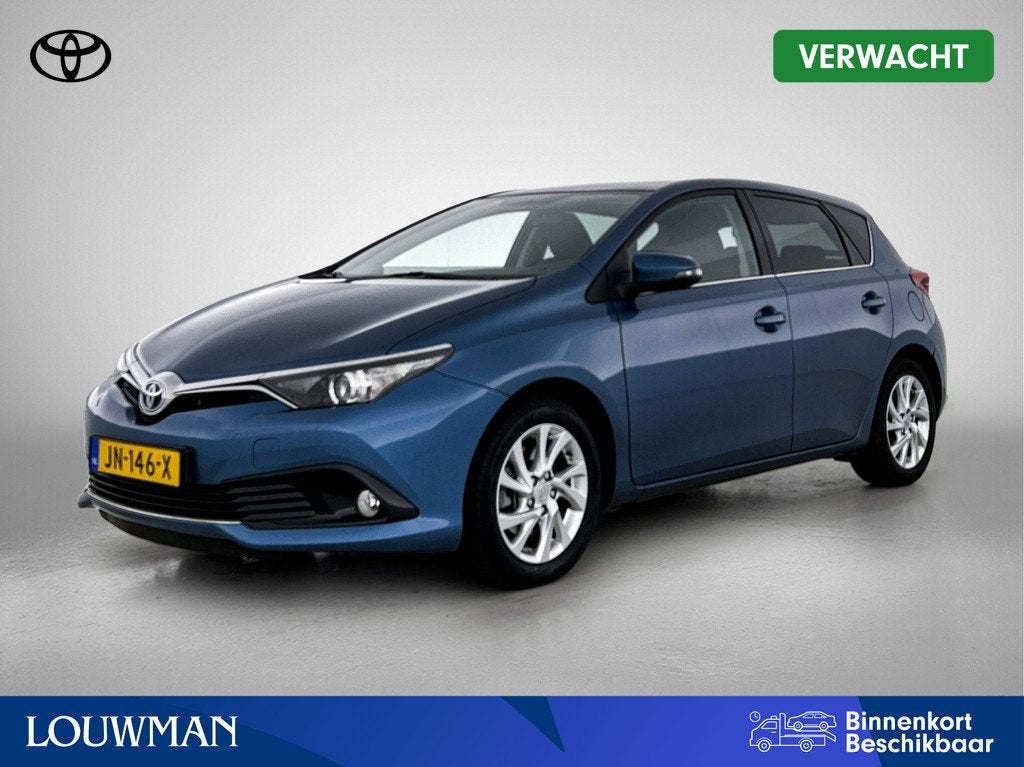 Toyota Auris 1.8 Hybrid Trend | Navigatie | Panodak, Auto's, Toyota, 12 maanden, Gebruikt, 4 cilinders, Blauw