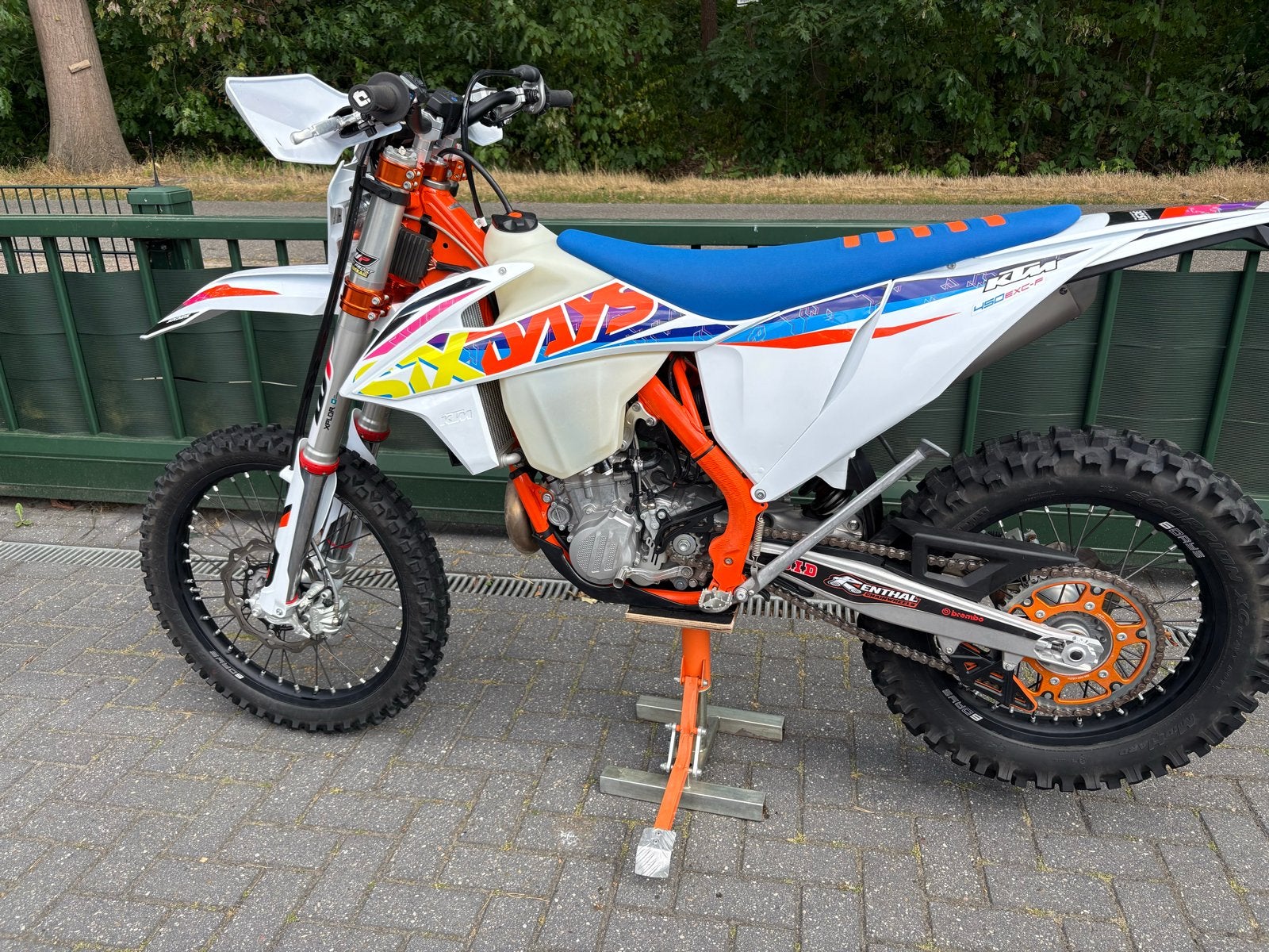 Zo goed als nieuwe KTM EXC 450 Six Days Enduro Motor, Motoren, Gebruikt, Particulier, Meer dan 35 kW, Enduro