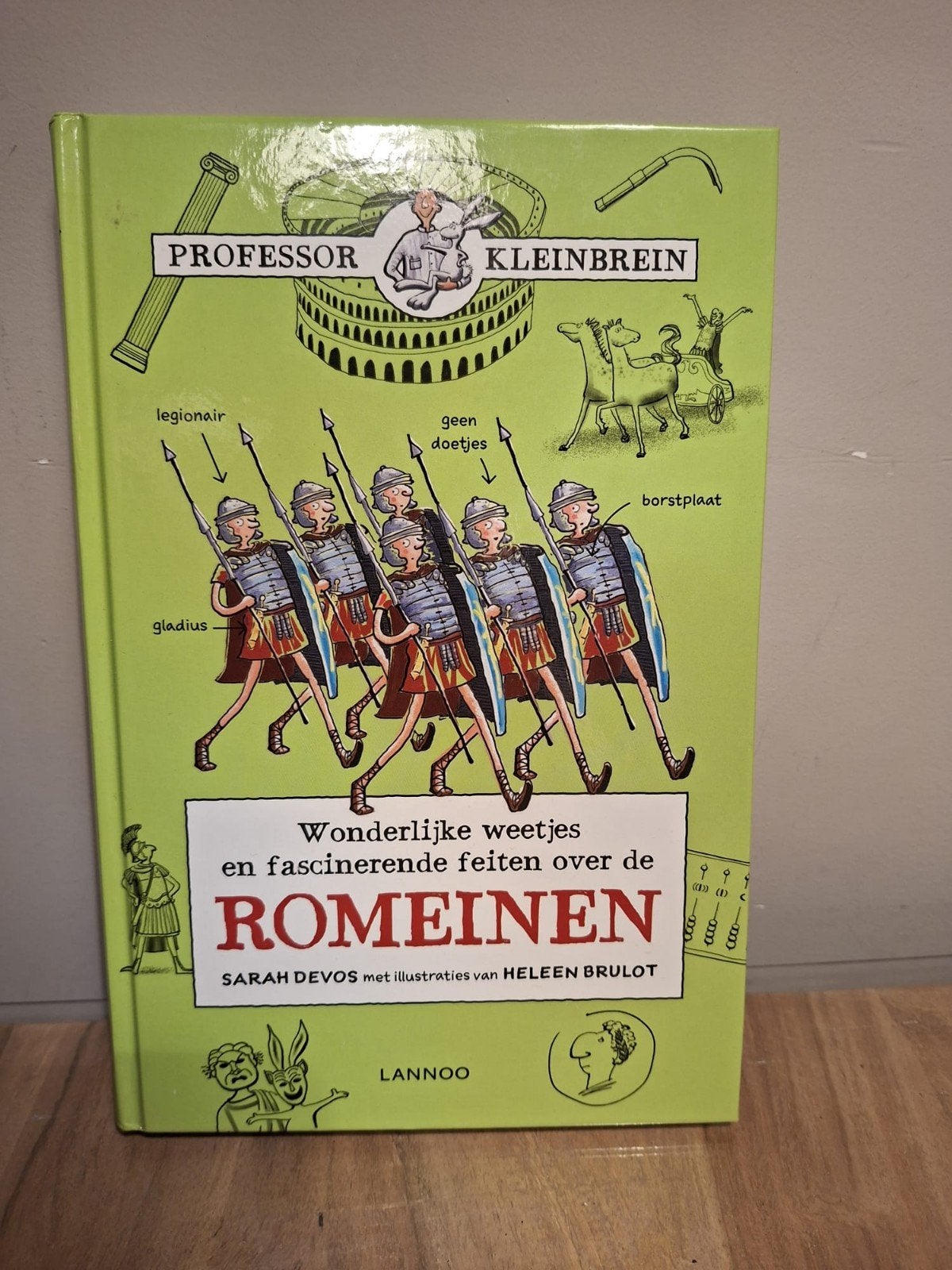 Professor Kleinbrein: Wonderlijke weetjes Romeinen, Boeken, Ophalen of Verzenden, Zo goed als nieuw, Sarah Devos