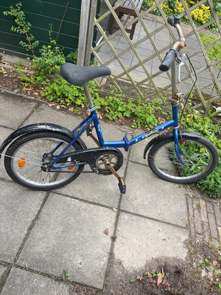 Vouwfiets Limit - Opknapper met goede banden en remmen, 20 inch of meer, Gebruikt, Velgrem, Totaal opvouwbaar
