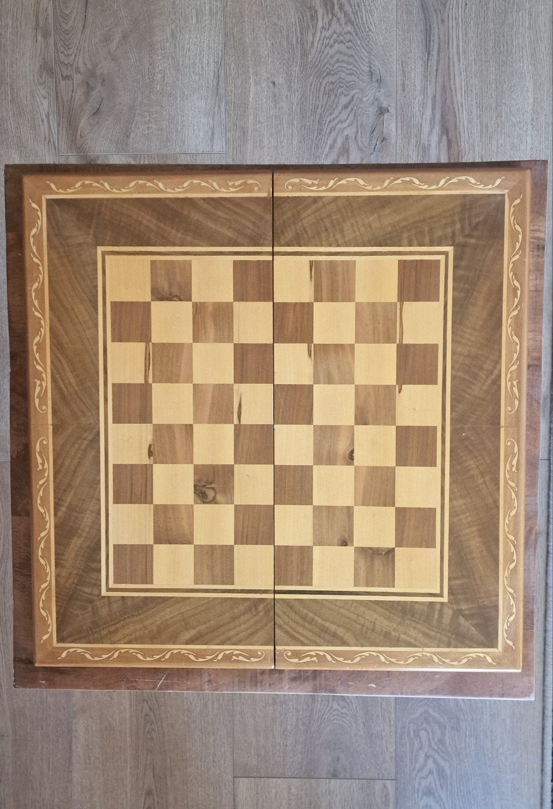 Perzisch handgemaakt backgammon/schaakspel, Ophalen of Verzenden, Zo goed als nieuw
