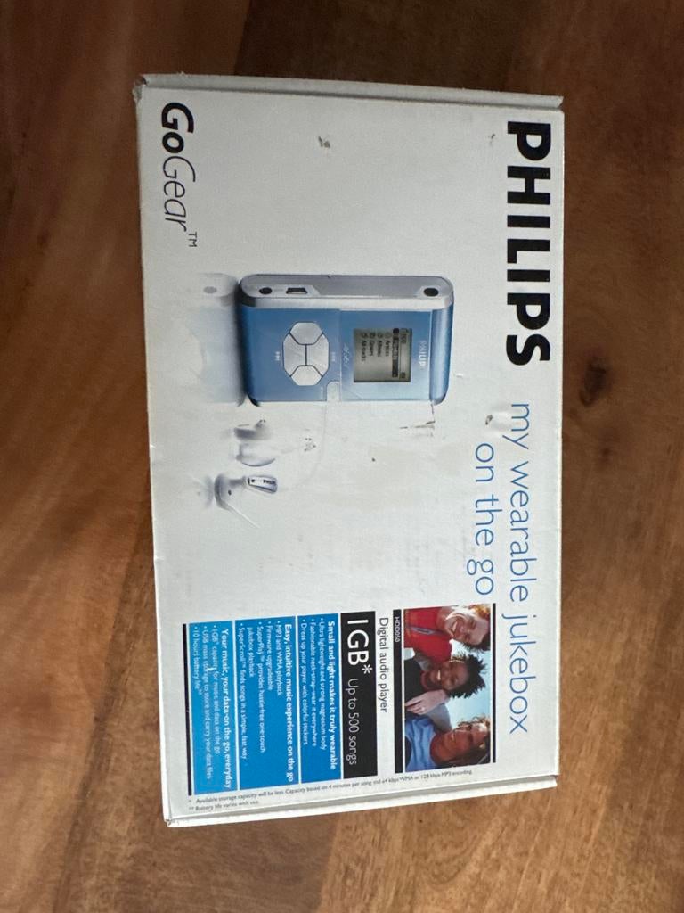 Philips GoGear MP3-speler 1GB - Zo goed als nieuw, Audio, Tv en Foto, Ophalen of Verzenden, Zo goed als nieuw, Philips, Minder dan 2 GB