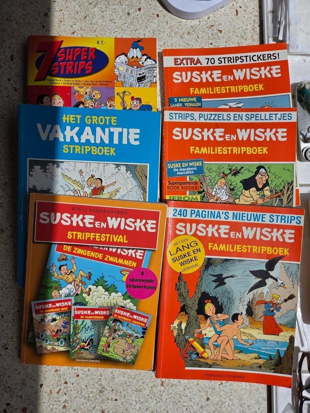 Suske en Wiske- 39 vakantie albums, Complete serie of reeks, Verzenden, Zo goed als nieuw, Willy Vandersteen