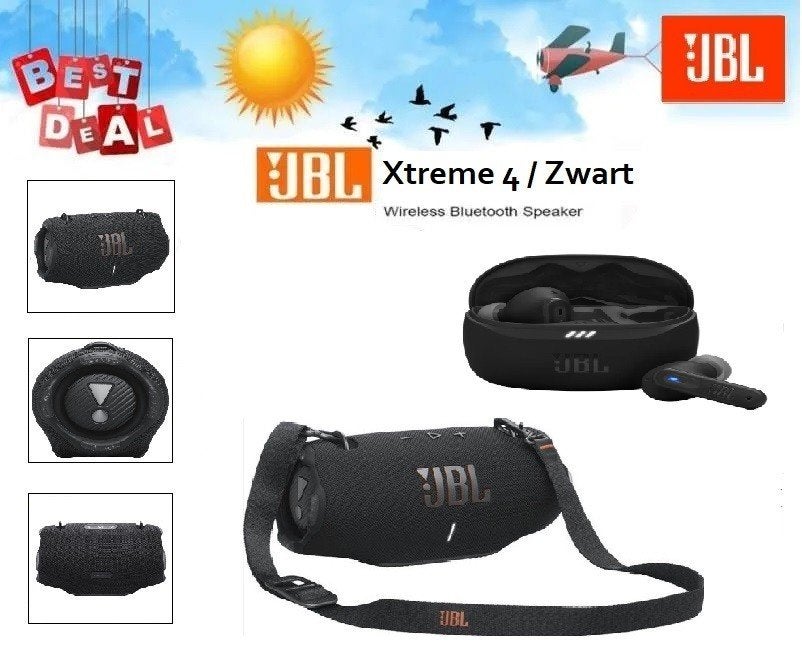 ✅NIEUW✅ JBL Xtreme 4 | Zwart + 🎁JBL Tune Beam 2, JBL, Overige typen, Nieuw, Ophalen of Verzenden