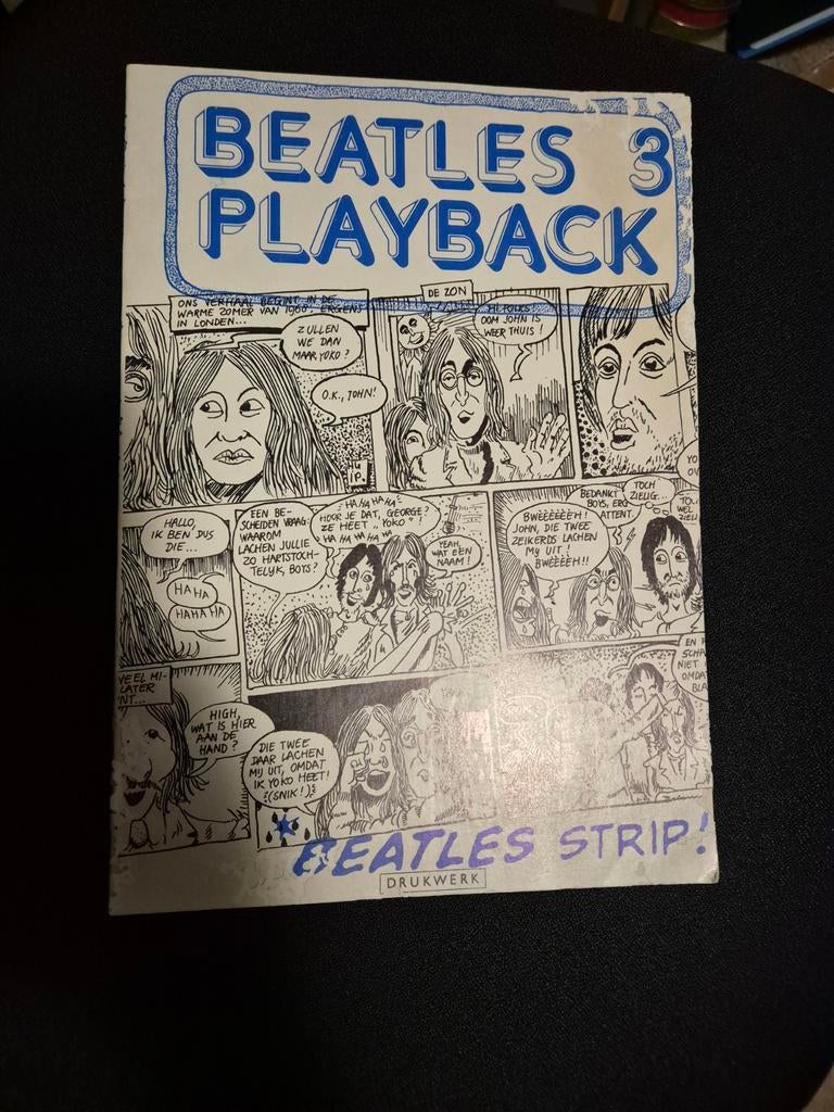 Beatles Playback 3 Stripboek - Zeldzaam Drukwerk, Eén stripboek, Ophalen of Verzenden, Gelezen, Onbekend