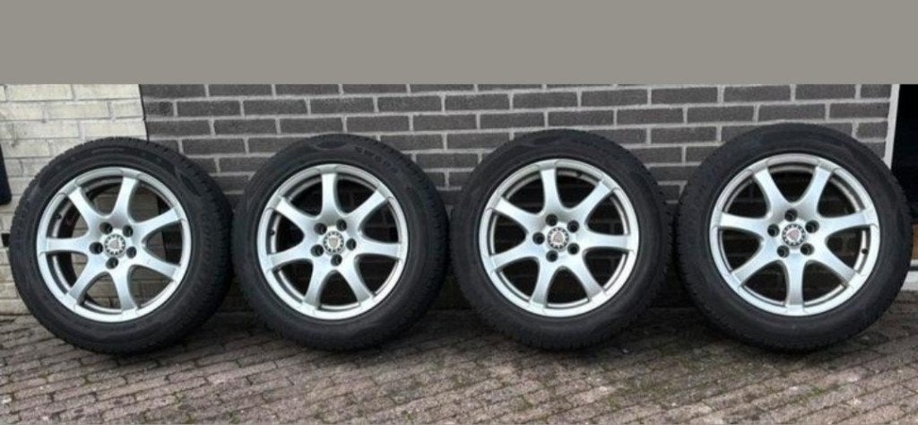 Originele 17 inch VW Sima winterset 5x112, Auto-onderdelen, Banden en Velgen, Ophalen, Gebruikt, Banden en Velgen, 17 inch
