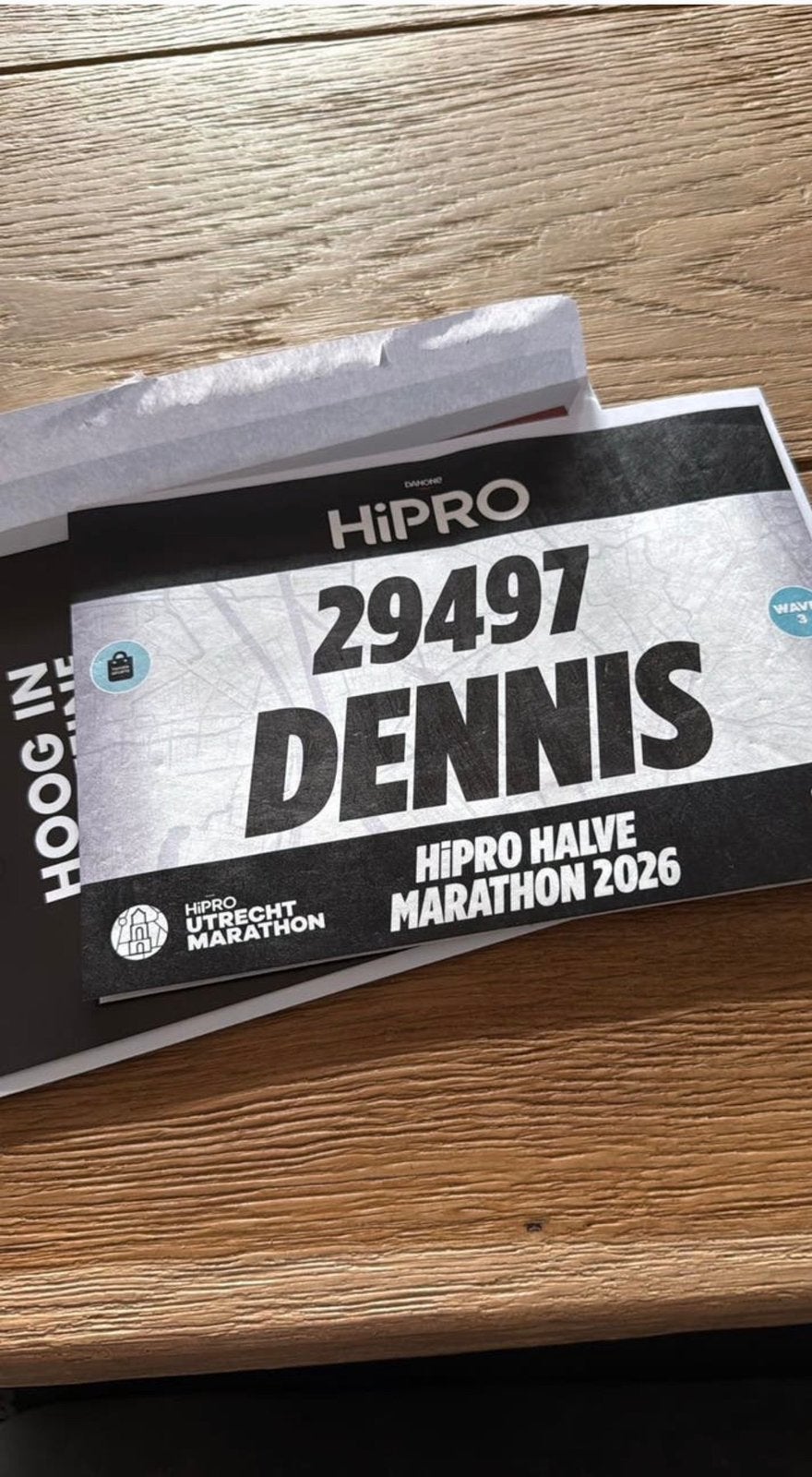 Halve marathon Utrecht, Ophalen of Verzenden, Zo goed als nieuw, 1 bandje
