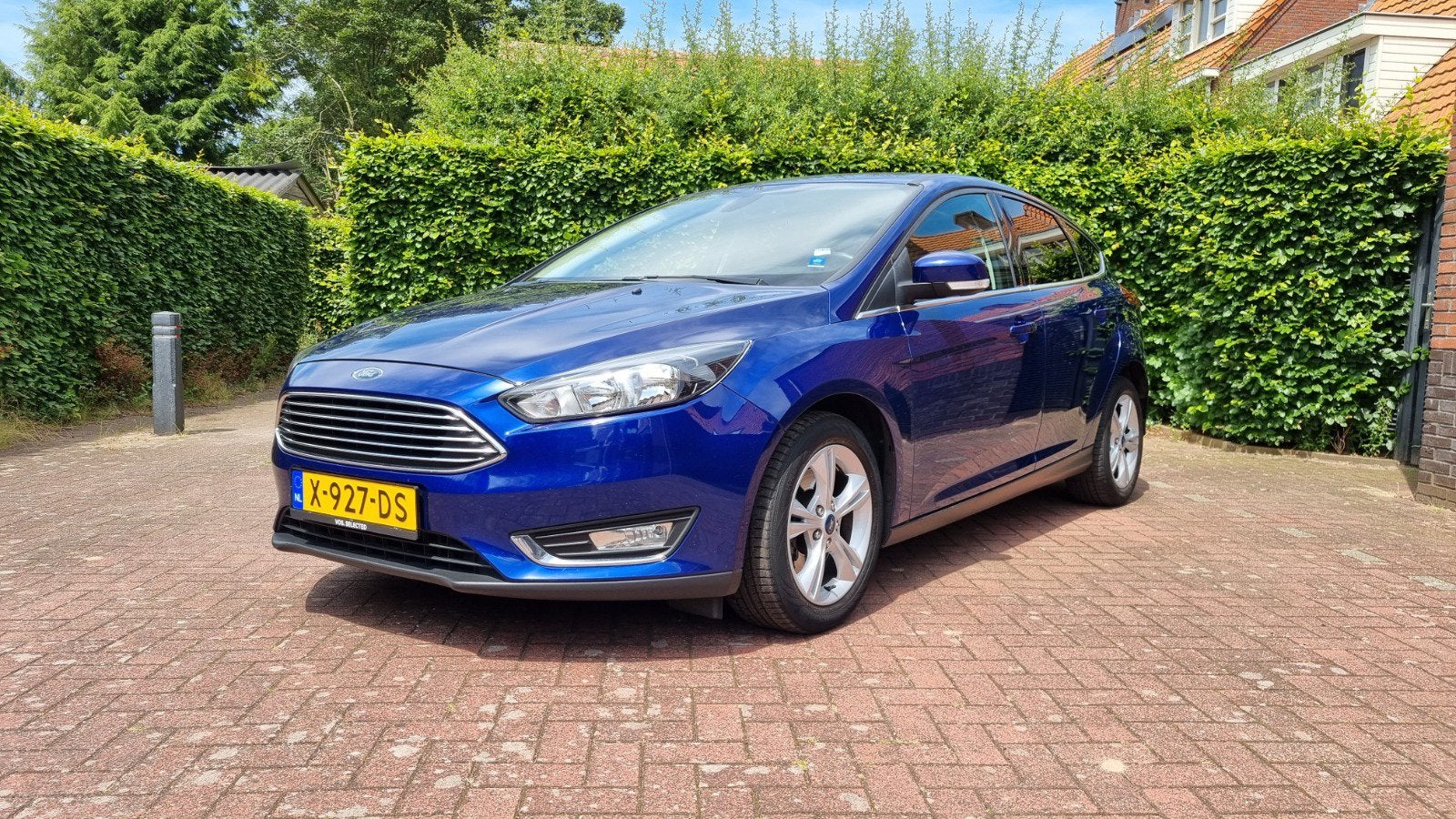 Ford Focus 1.5 Ecoboost 110KW 5-D 2016 Blauw, Auto's, 1498 cc, 1225 kg, Blauw, Handgeschakeld