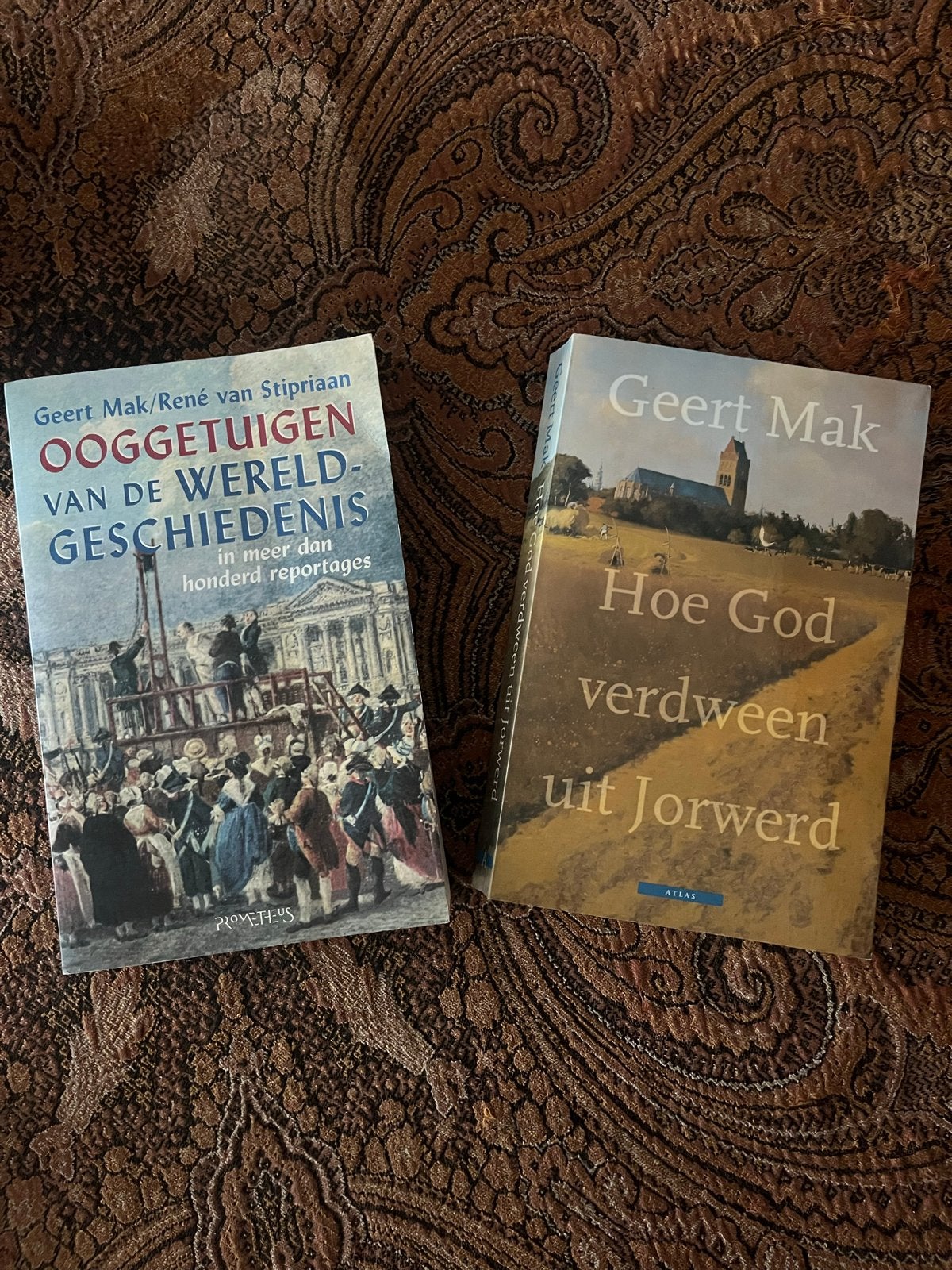 Geert Mak boeken: Ooggetuigen van de Wereldgeschiedenis & Ho, Verzenden, 20e eeuw of later, Gelezen