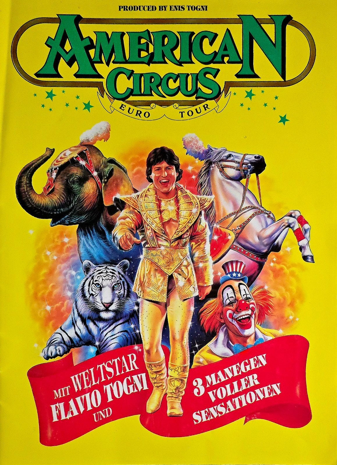 American Circus Euro Tour Programma Boekje 1992, Ophalen of Verzenden, Gelezen
