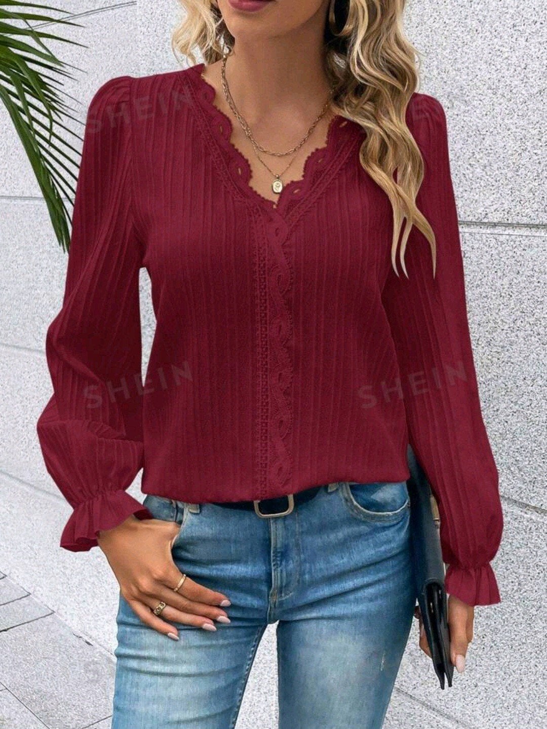 ~ Bloes Blouse Rood maat S 36 /  M 38 nieuw! ~, Ophalen of Verzenden, Nieuw, Maat 36 (S), Rood