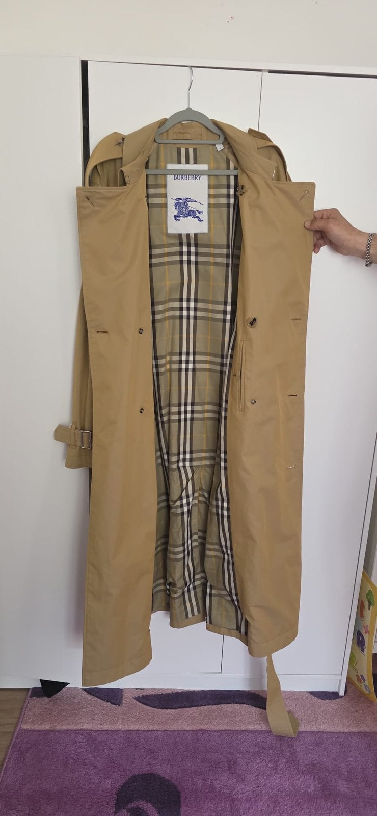 Burberry trench coat, Kleding | Heren, Jassen | Zomer, Ophalen, Nieuw, Maat 48/50 (M), Beige