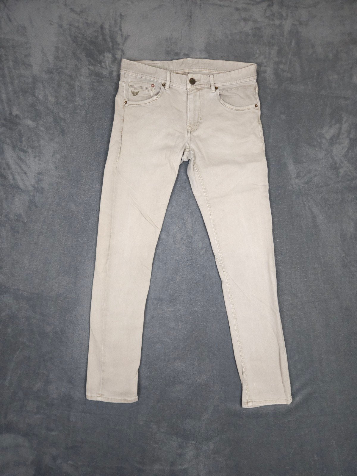 Pme Legend Broek Tailwheel W32 L32 Slim Fit Beige Pall Mall., Overige kleuren, ., W32 (confectie 46) of kleiner, Ophalen of Verzenden