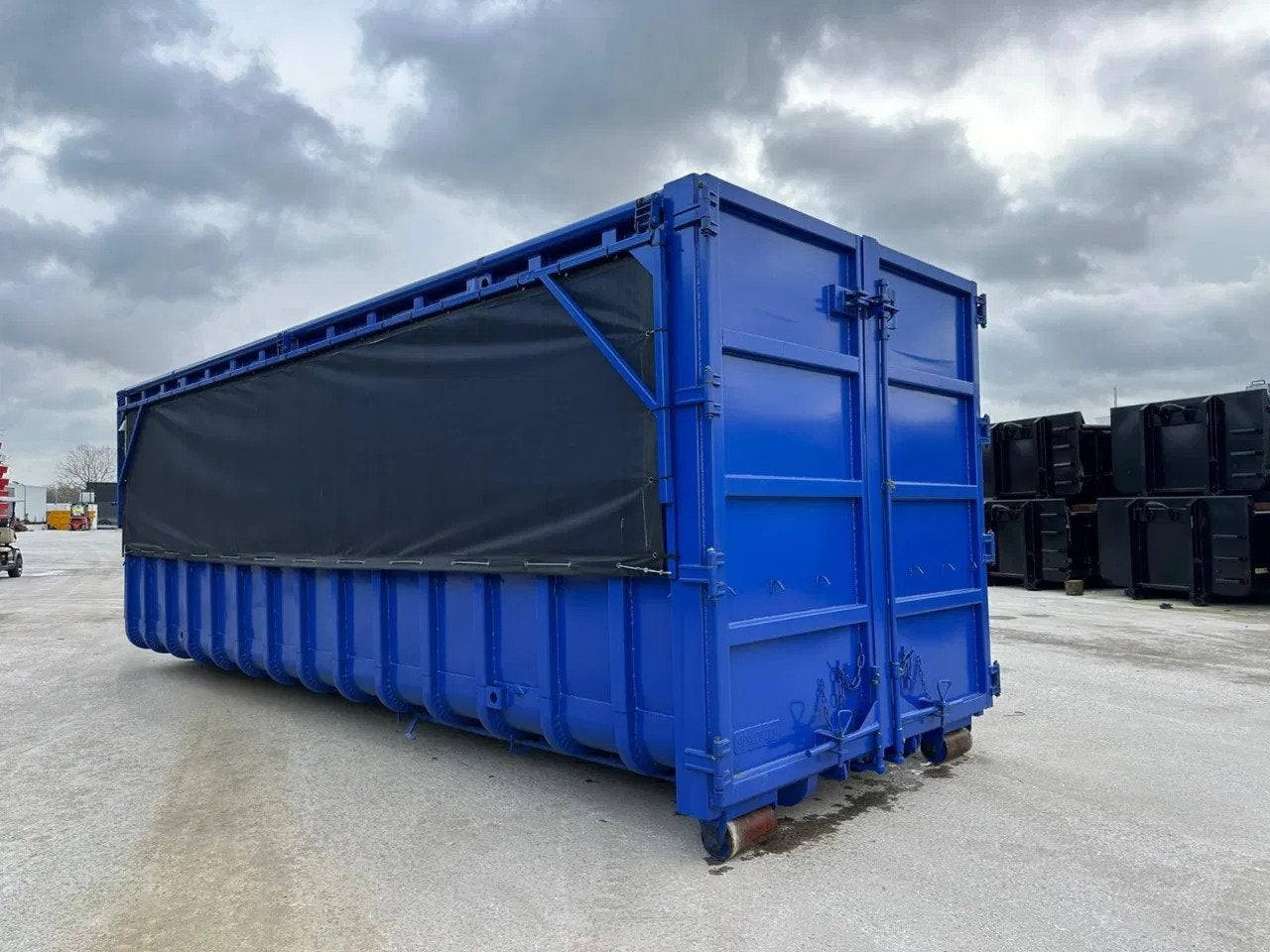 Sidalco 40m3 6,5m klapnet containers ral 5002 (bj 2025)