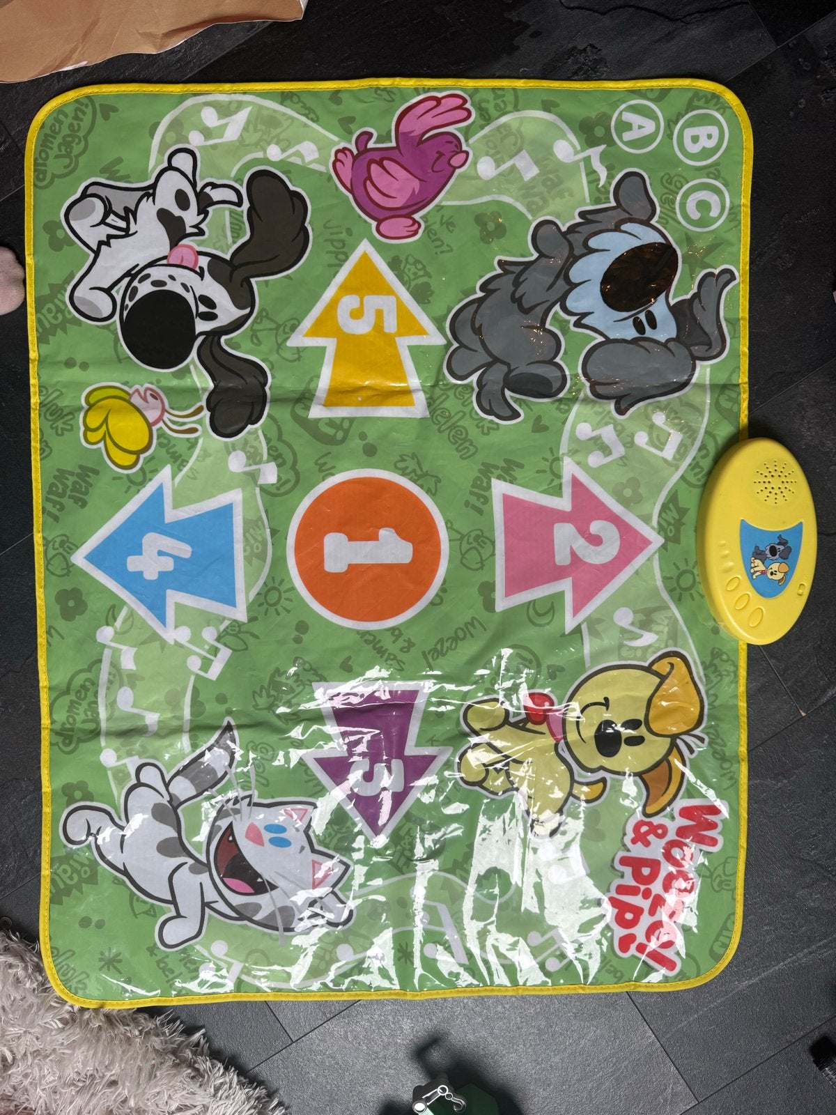 Woezel en Pip dansmat - Zo goed als nieuw, Kinderen en Baby's, Ophalen, Zo goed als nieuw, Speelkleed, Met geluid
