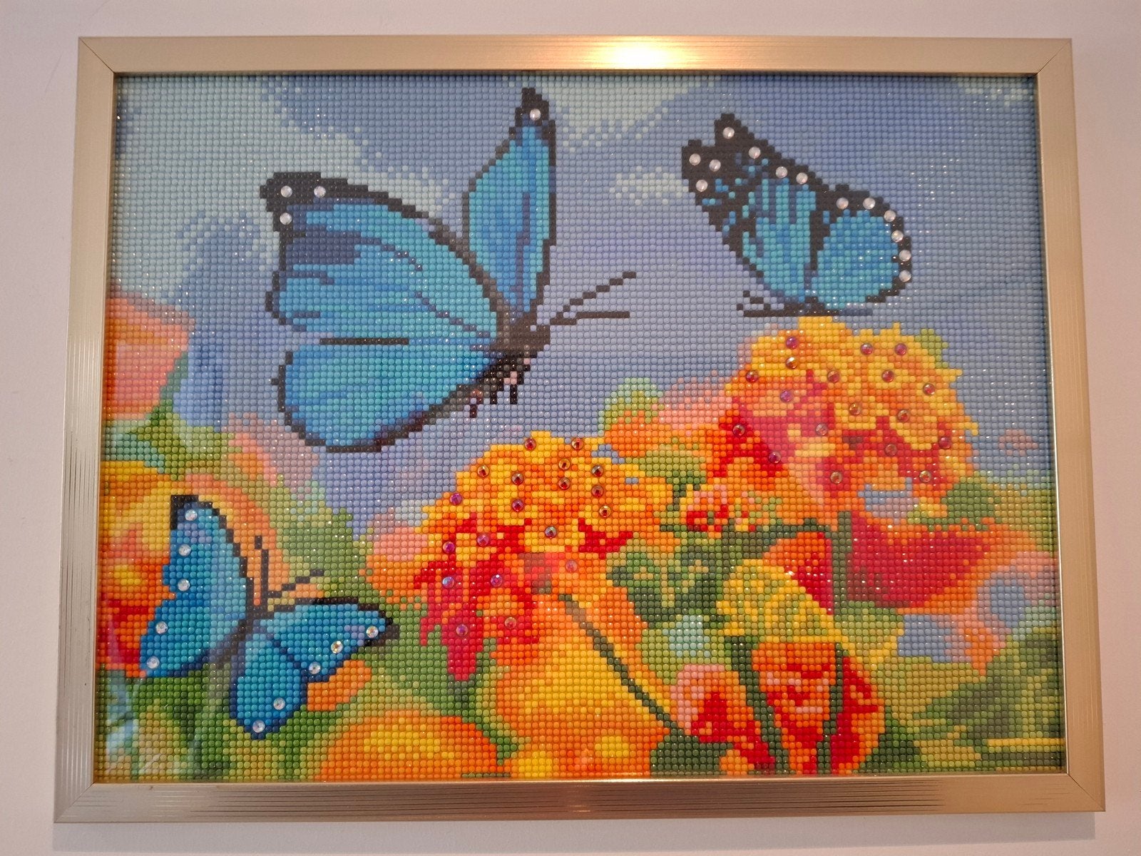 Diamond Painting: Diverse ingelijste kunstwerken, Minder dan 50 cm, Oorspronkelijke maker, Overige typen, Ophalen of Verzenden