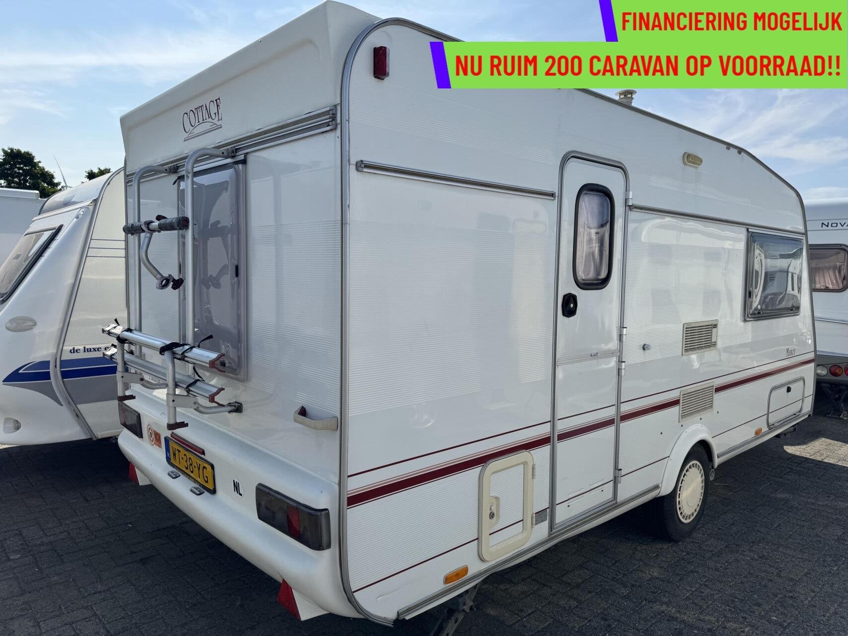 AVENTO COTTAGE MANOR,DOUCHE, TOILET, DWARSBED, VOORTENT, Caravans en Kamperen, Bedrijf, 750 - 1000 kg, Mover, 6 tot 7 meter