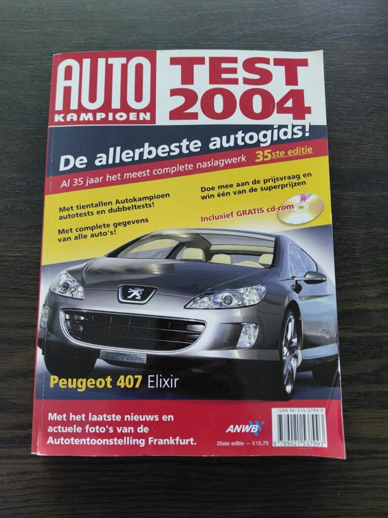 Auto Test Kampioen 2004 - De allerbeste autogids, Boeken, Auto's | Boeken, Ophalen, Gelezen, Peugeot, ANWB