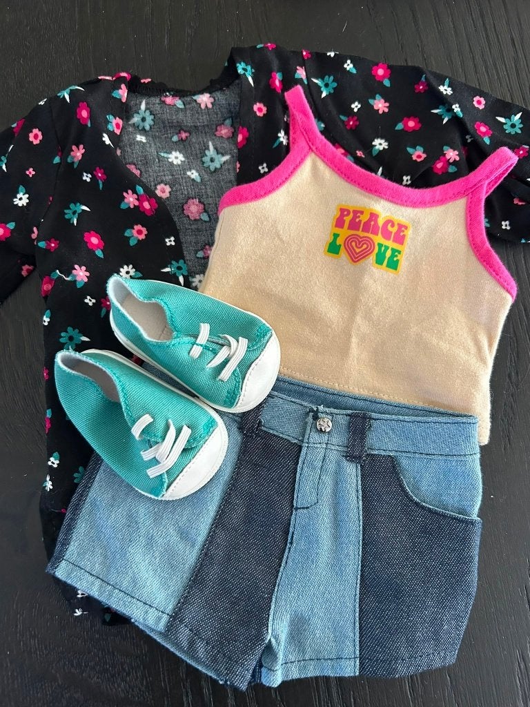 American girl pop kledingsets, Verzamelen, Poppen, Ophalen of Verzenden, Zo goed als nieuw, Pop