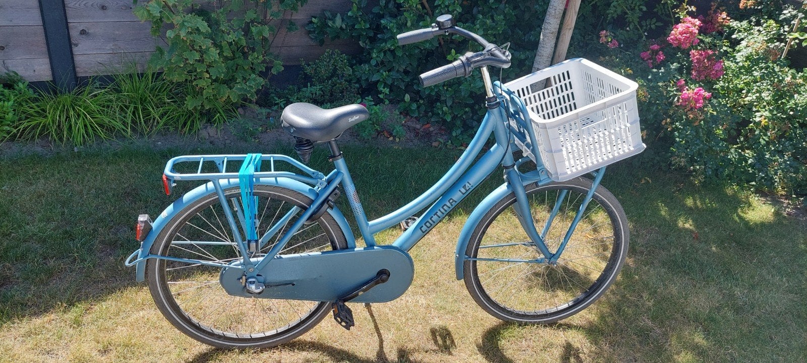 Cortina transport fiets met mand 24 inch, Ophalen, Terugtraprem, 24 inch, Versnellingen