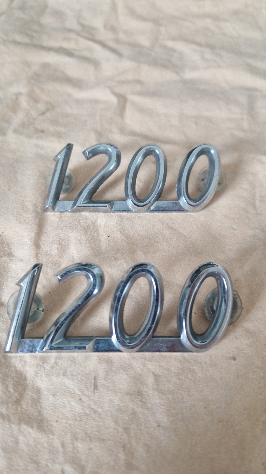 Ford? metalen letters 1200, Ophalen of Verzenden, Ford