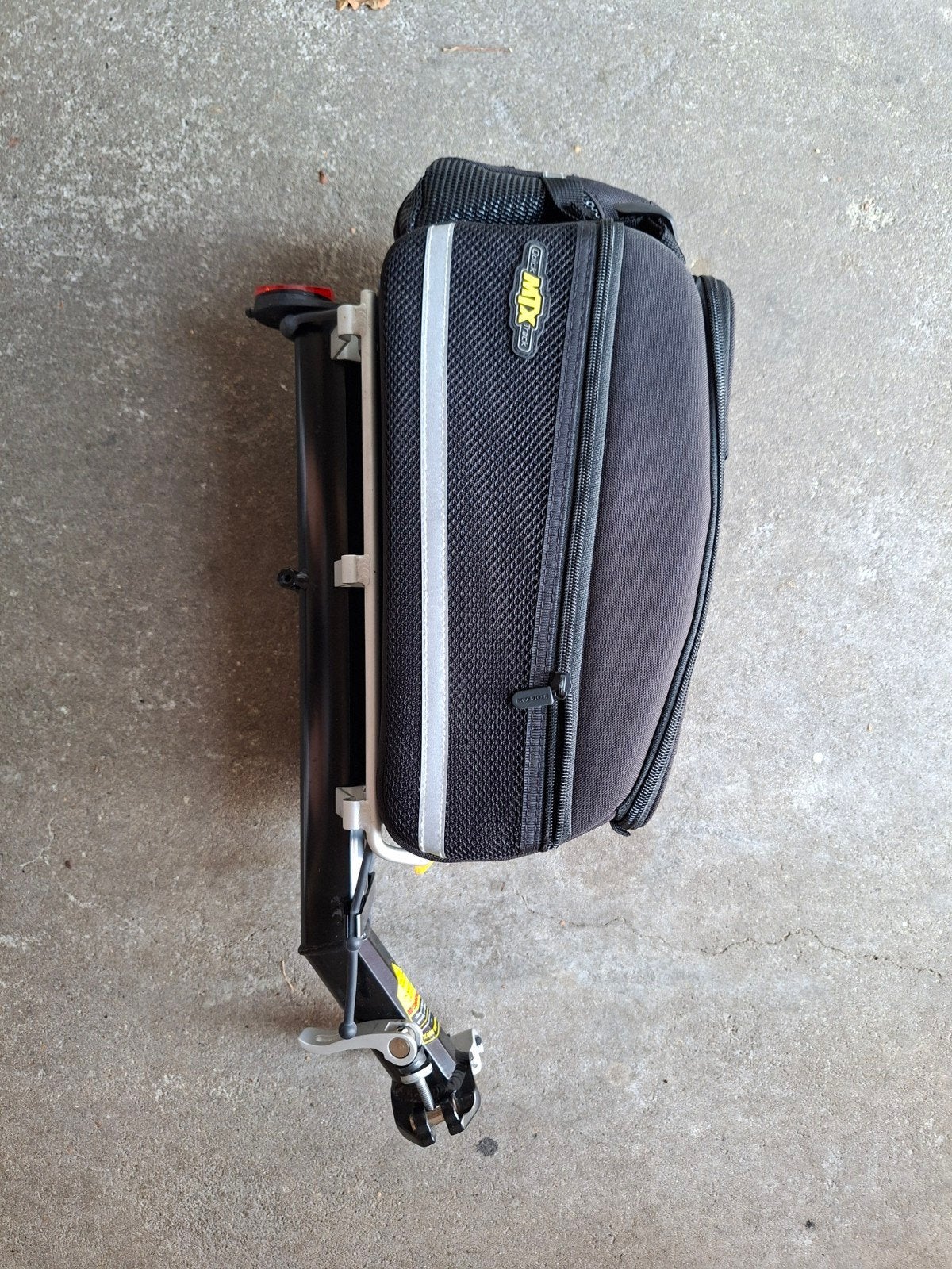 Fietstas met bagage drager., Ophalen