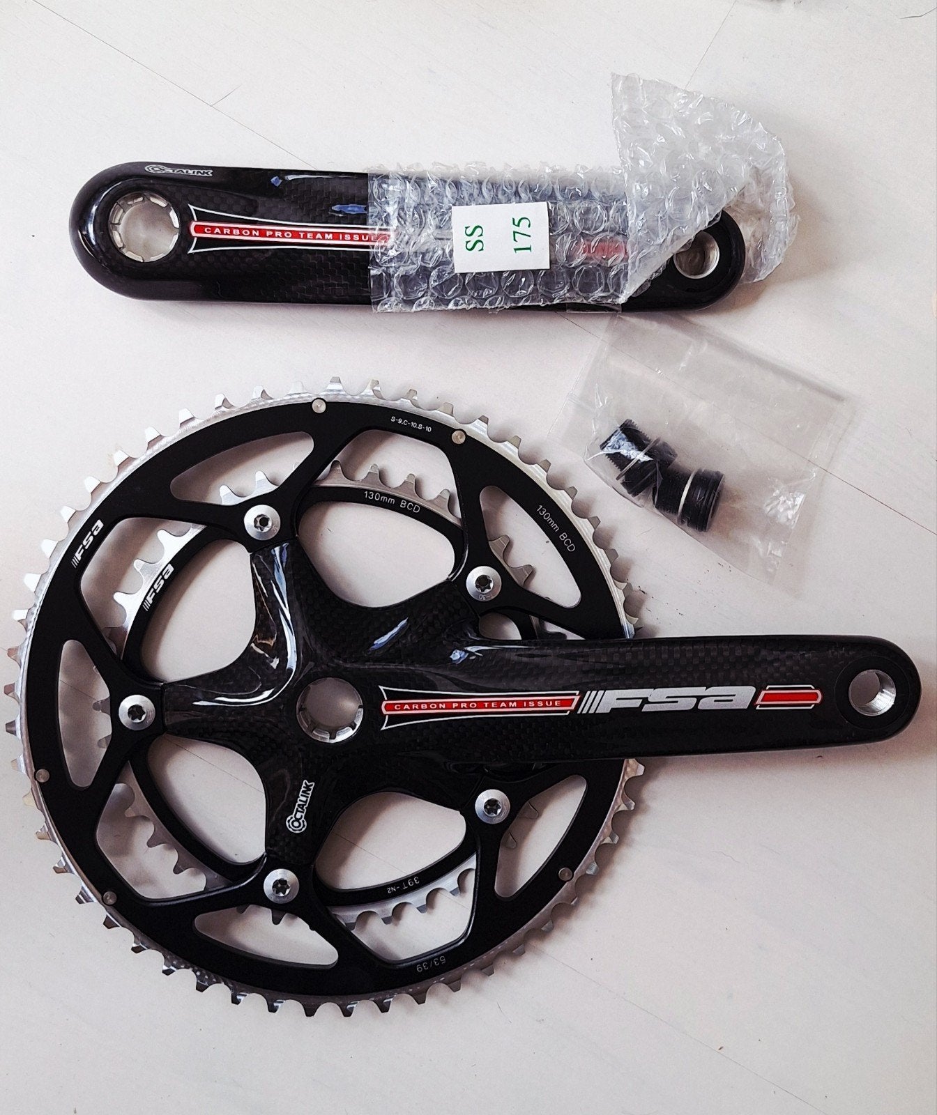 Nieuw Carbon crankstel van FSA, Fietsen en Brommers, Fietsonderdelen, Ophalen of Verzenden, Carbon