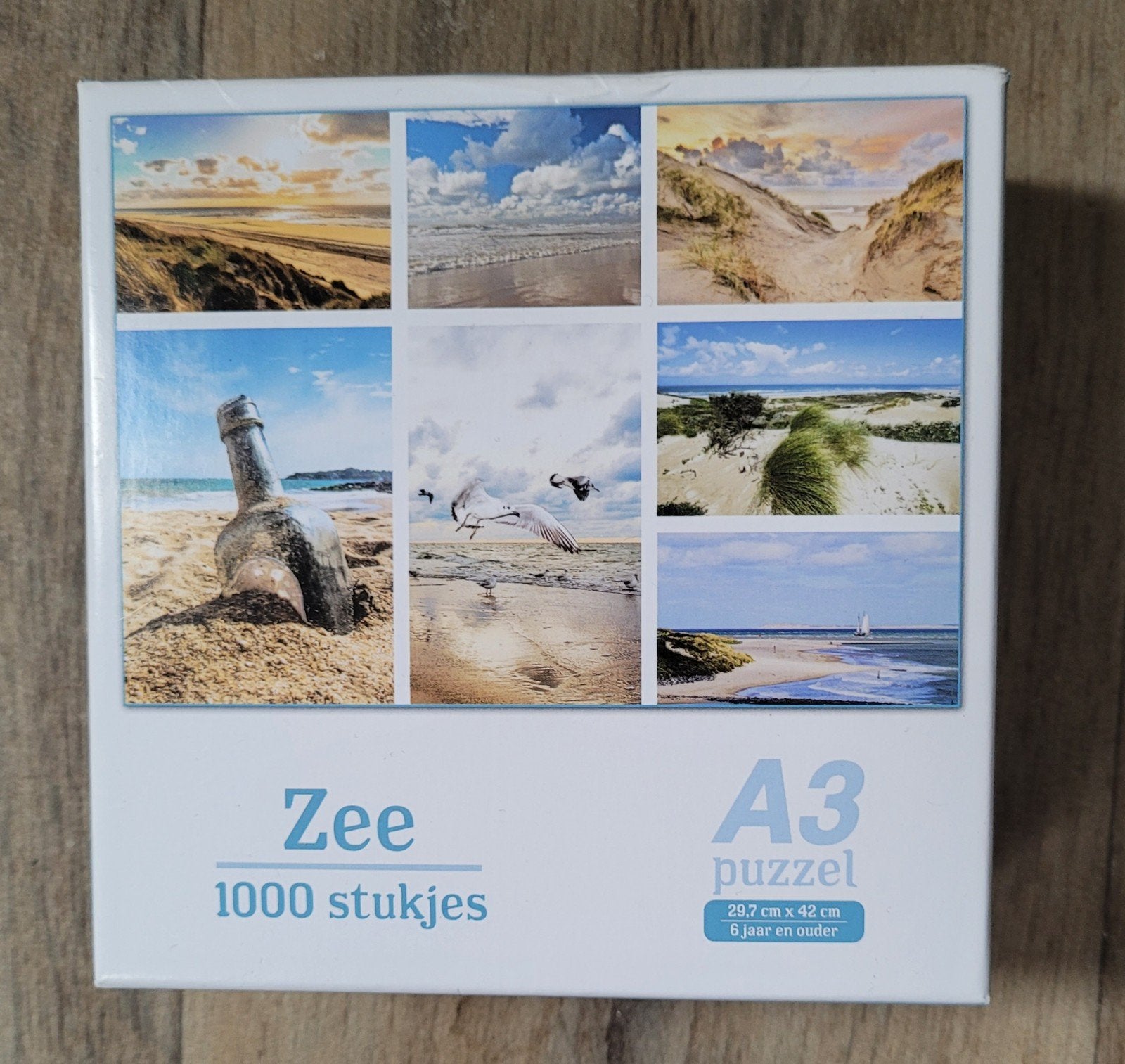 A3 legpuzzel  - 1000 stukjes - Zee, Ophalen of Verzenden, 500 t/m 1500 stukjes, Zo goed als nieuw, Legpuzzel