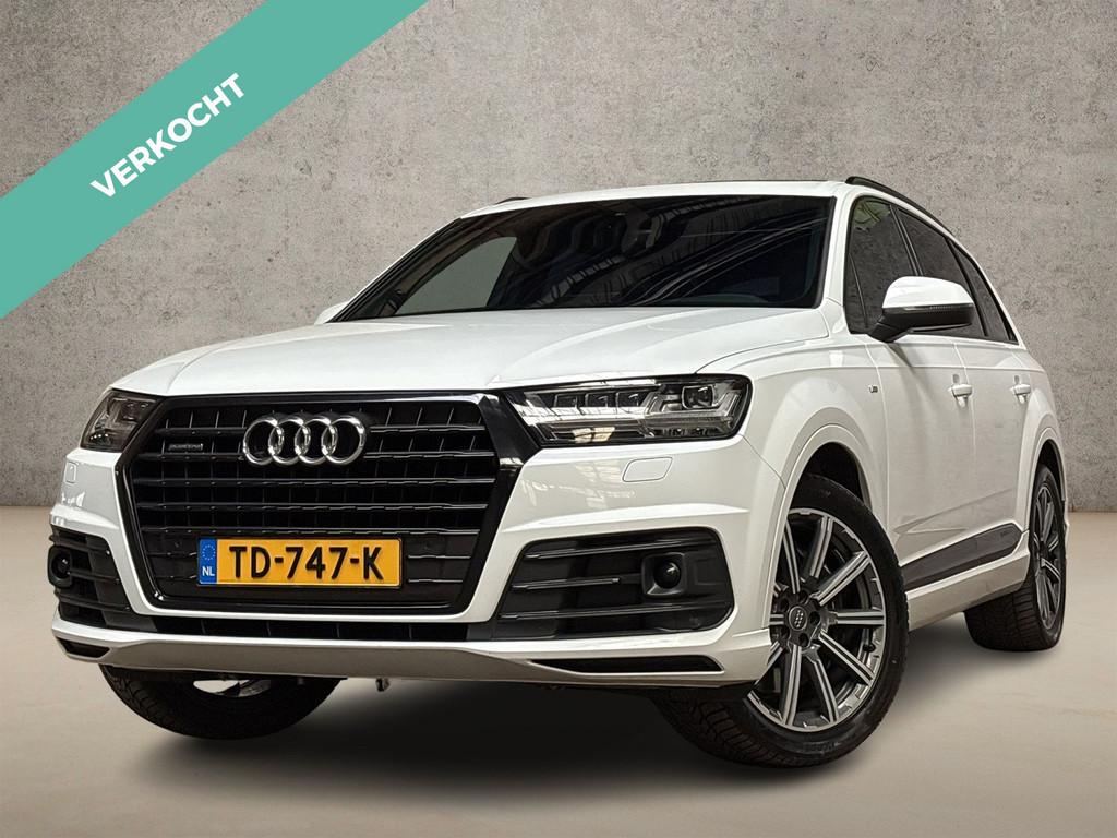 Audi Q7 3.0 TDI quattro S-Line 7 Persoons 272Pk Automaat (PA, Auto's, Audi, Automaat, Gebruikt, 241 €/maand, 7 stoelen