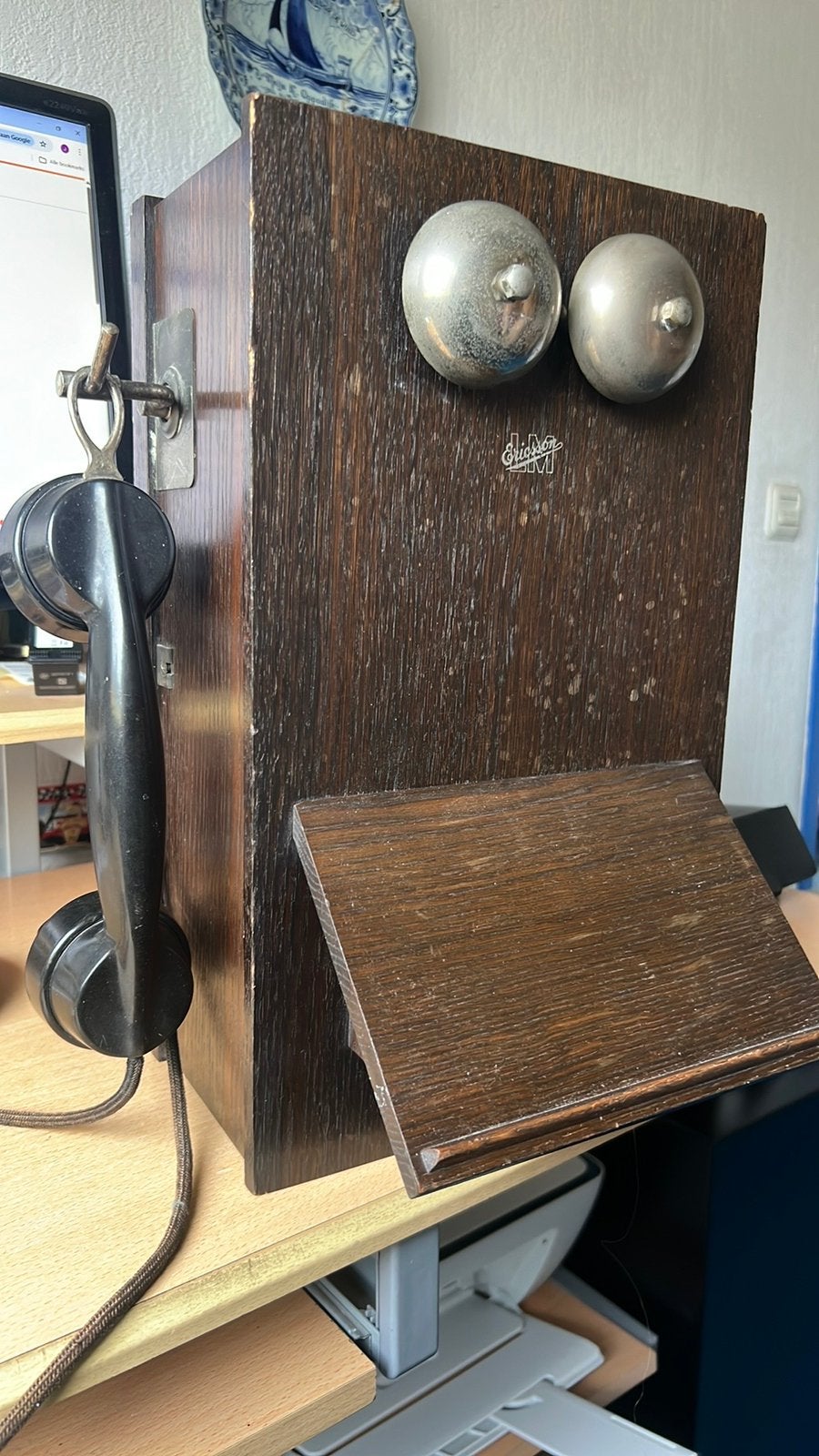 lm ericsson muur telefoon, Ophalen of Verzenden, Gebruikt