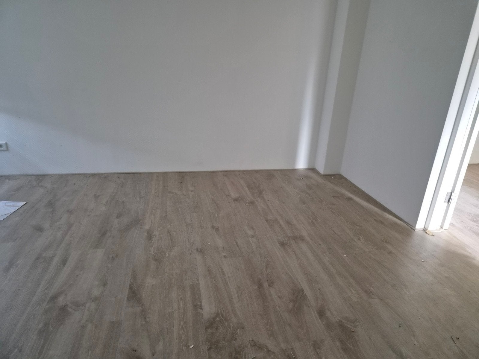 QS QR 3175 Click Laminaat 80m² met ondervloer en plinten, Ophalen, Gebruikt, Laminaat, Bruin