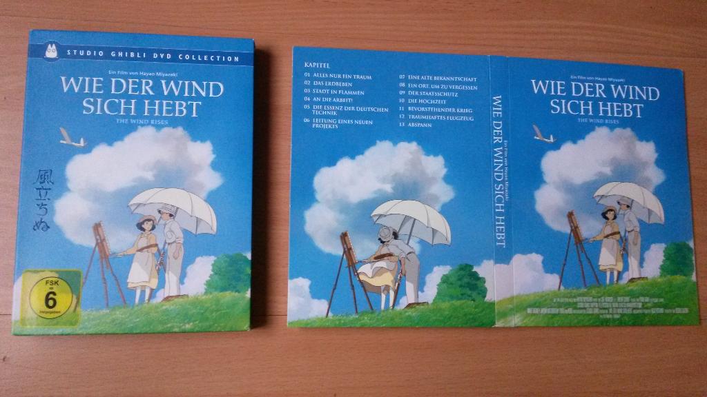 The wind rises 2dvd limited, Miyazaki, studio Ghibli, Duits!, Tekenfilm, Verzenden, Anime (Japans), Zo goed als nieuw