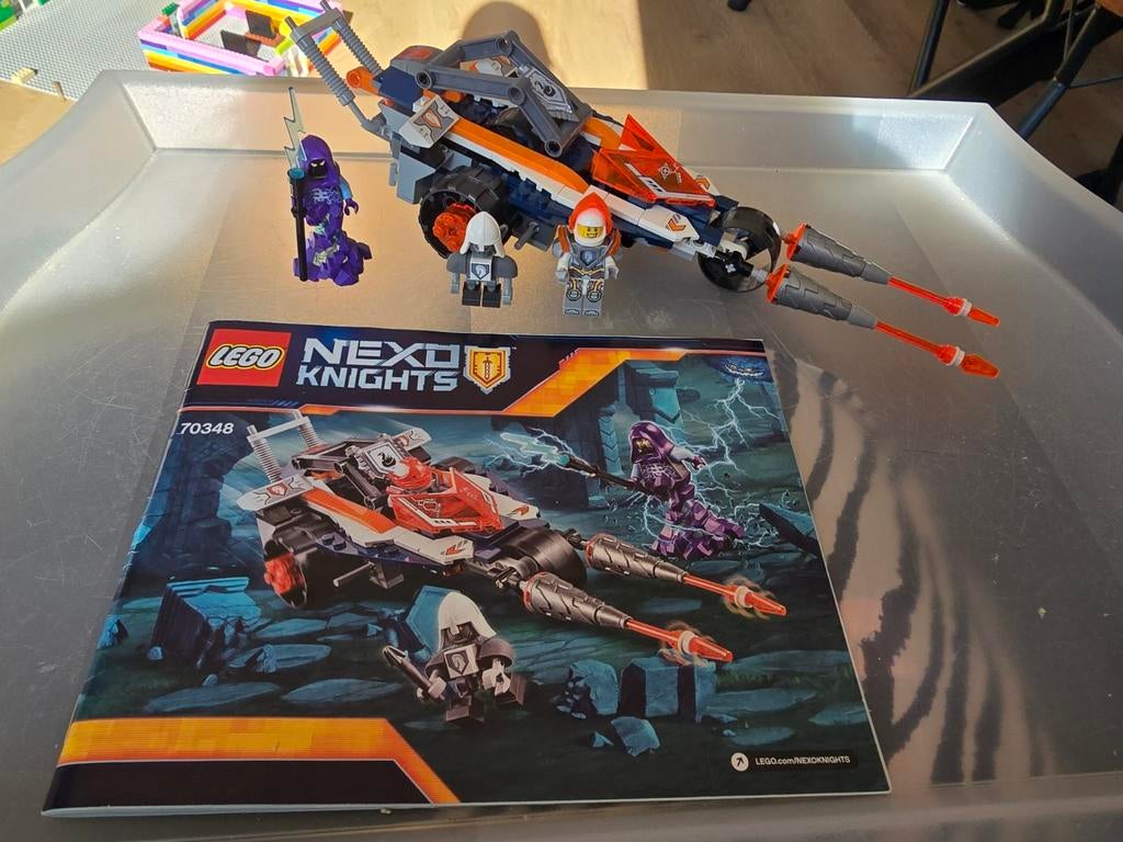 LEGO Nexo Knights 70348 Lance's dubbele jouster, Compleet, Overige thema's, Lego, Ophalen of Verzenden