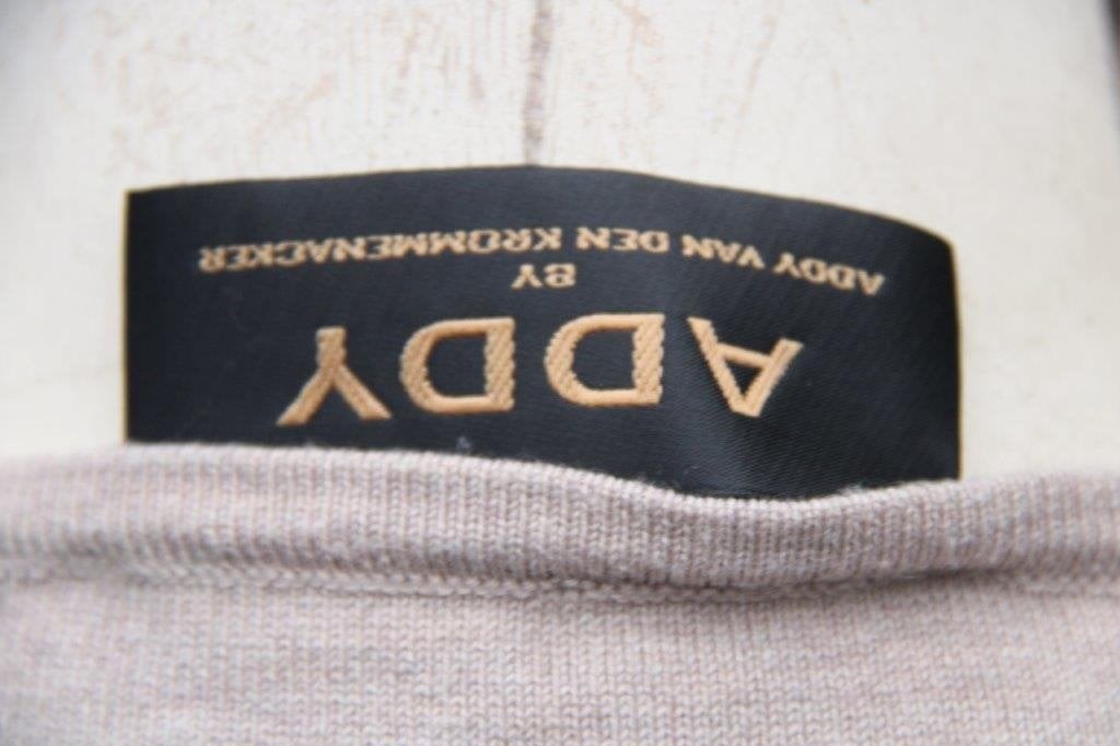 Jurk beige Addy van den Krommenacker mt M/L Winter Vaste pr, Kleding | Dames, Maat 38/40 (M), Beige, Ophalen of Verzenden, Zo goed als nieuw