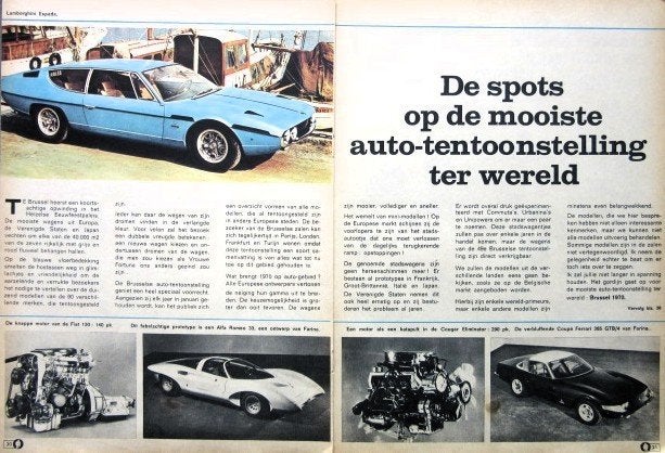 Artikels autos en autoshow 1970 Datsun Opel Chevrolet auto, Ophalen of Verzenden, 1960 tot 1980, Tijdschrift