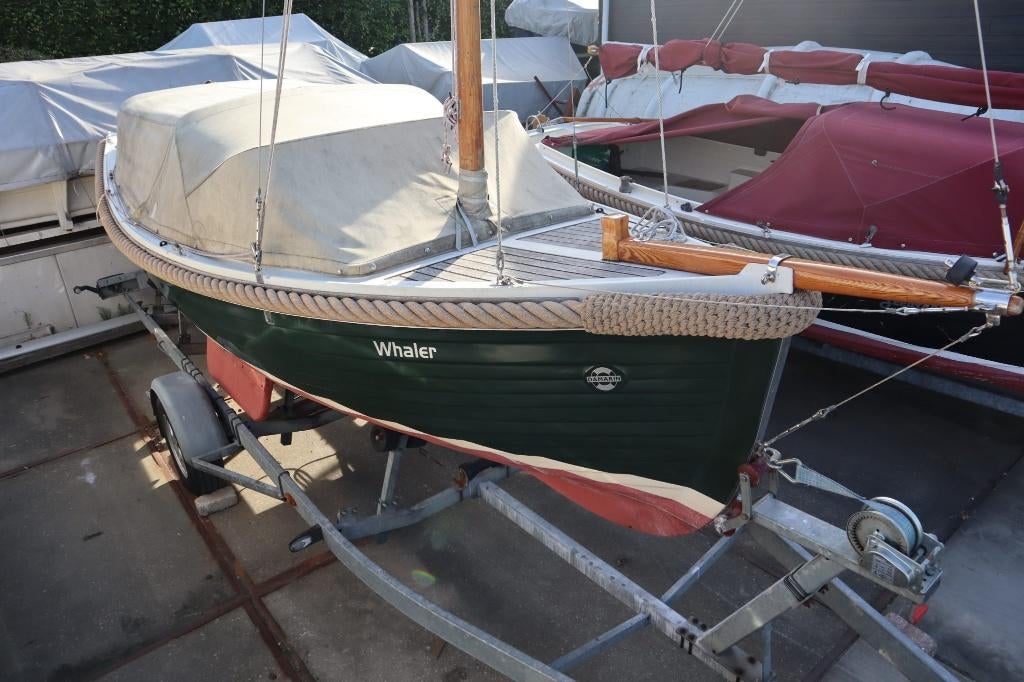 Zeilsloep Damarin Sail 570, Ophalen, Gebruikt, Elektrisch, Buitenboordmotor