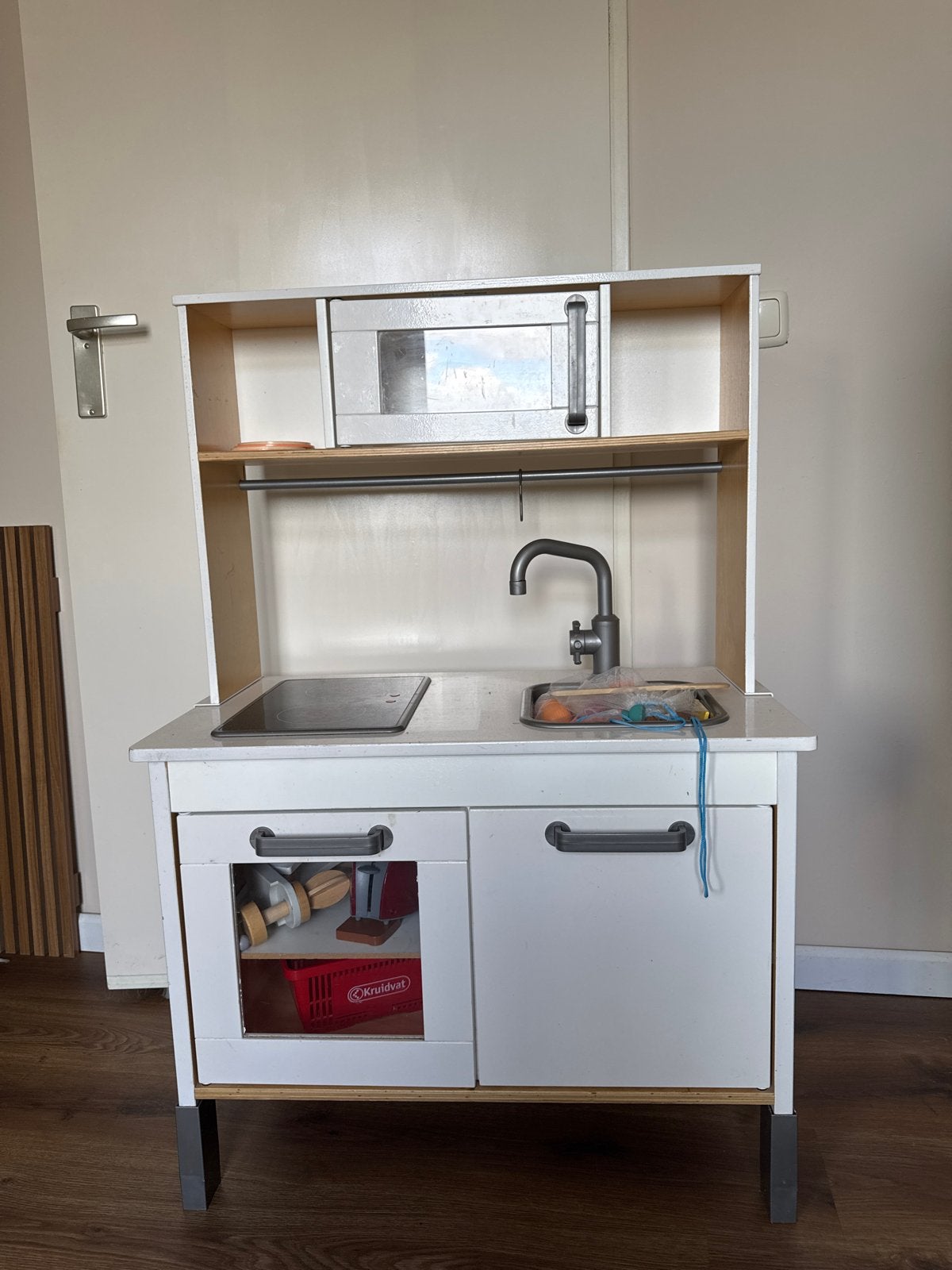 Houten speelkeuken ikea met accessoires, Ophalen, Gebruikt, Knutselen