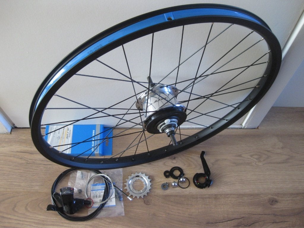 Achterwiel Bullitt, 26 inch, Alfine 8, handgespaakt NIEUW, Bakfiets, Nieuw, Aluminium, Shimano