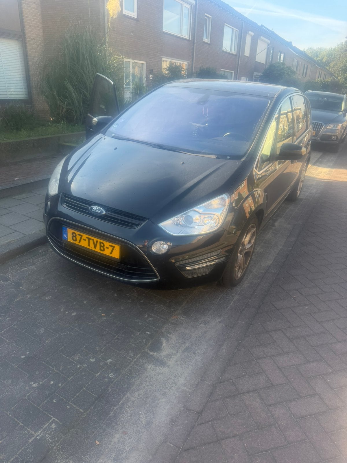 Ford S-Max 2.0 Stci 149KW Powershift 2010 Zwart, Auto's, 1976 cc, 4 cilinders, 7 stoelen, Zwart