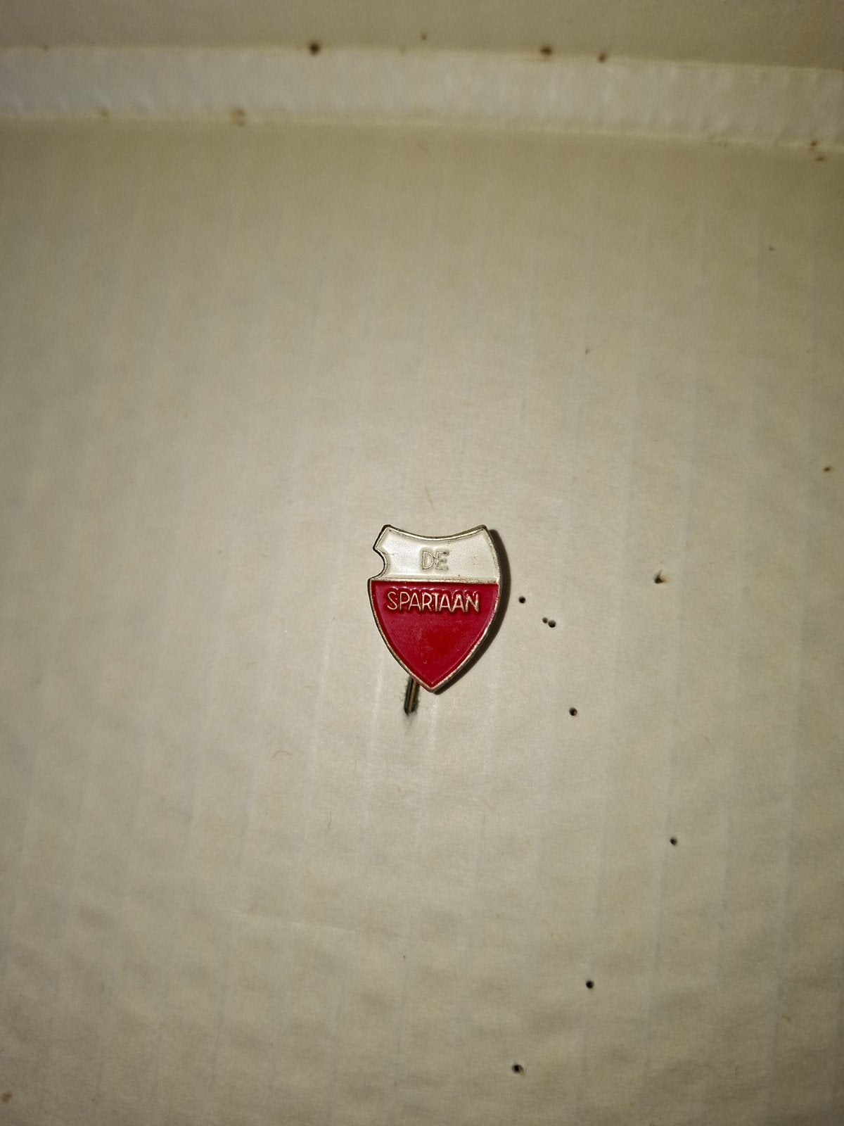 Vintage voetbalspeldje "De Spartaan", Verzamelen, Ophalen of Verzenden, Gebruikt, Overige onderwerpen