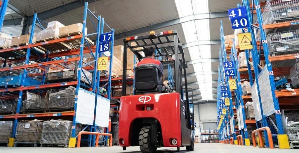 EP EFS151 1500KG 4.50METER COMPACTE HEFTRUCK, Zakelijke goederen, Machines en Bouw | Heftrucks en Intern transport, 1000 tot 2000 kg