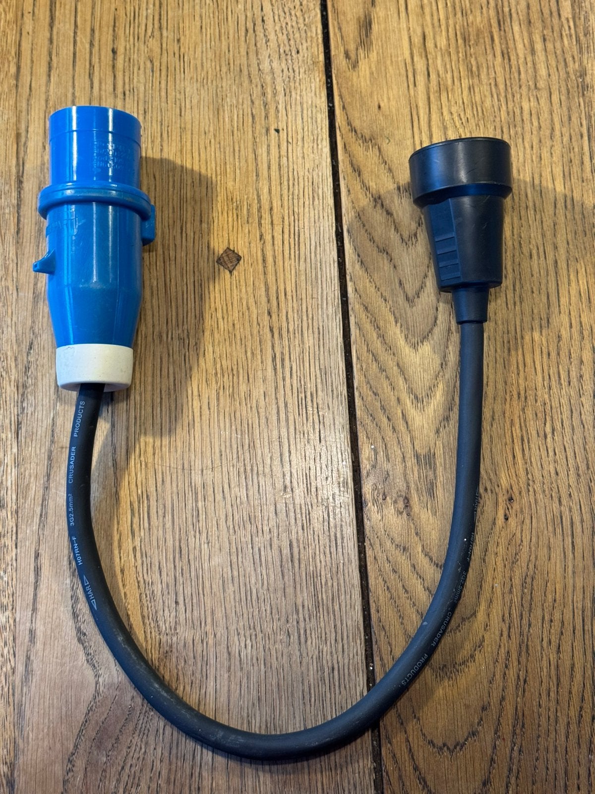 CEE naar Schuko verloopkabel / camping adapter, Caravans en Kamperen, Ophalen of Verzenden