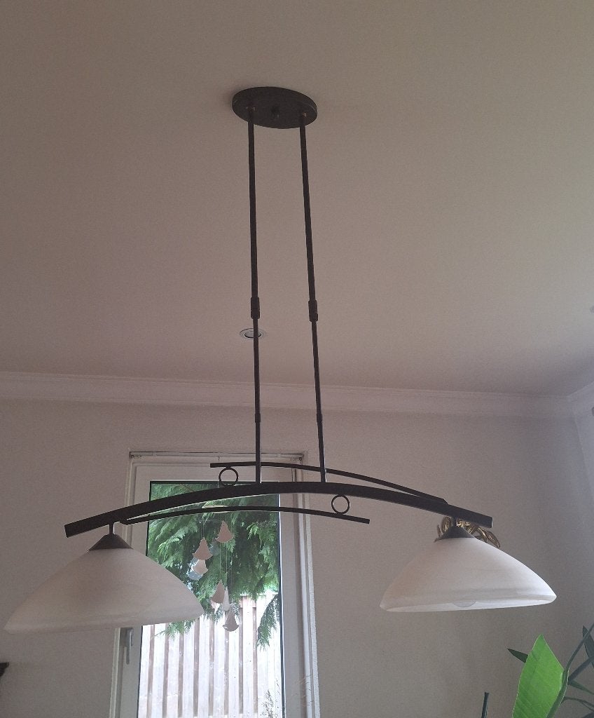 Hanglamp eettafel, Ophalen, Gebruikt, E27 (groot)