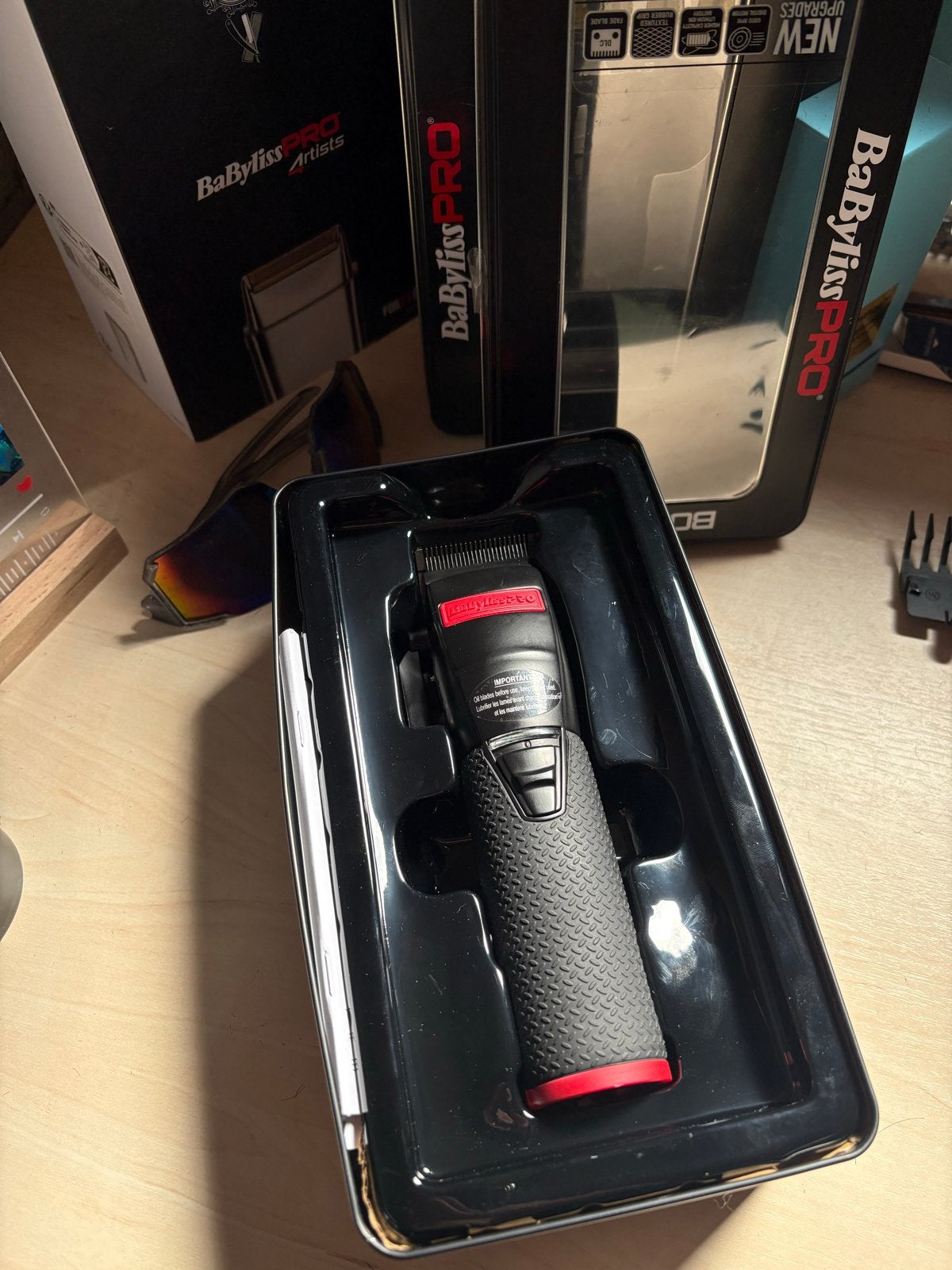Babyliss Pro FX3700RBPE Boost+ Tondeuse, Ophalen of Verzenden, Zo goed als nieuw, Tondeuse
