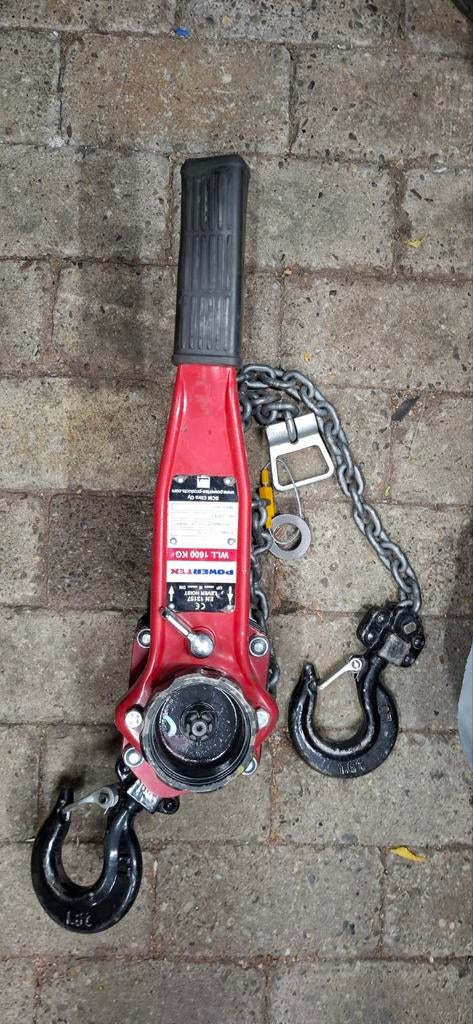 Te koop zeer nette ketting takel 1600 kg, Ophalen, Zo goed als nieuw