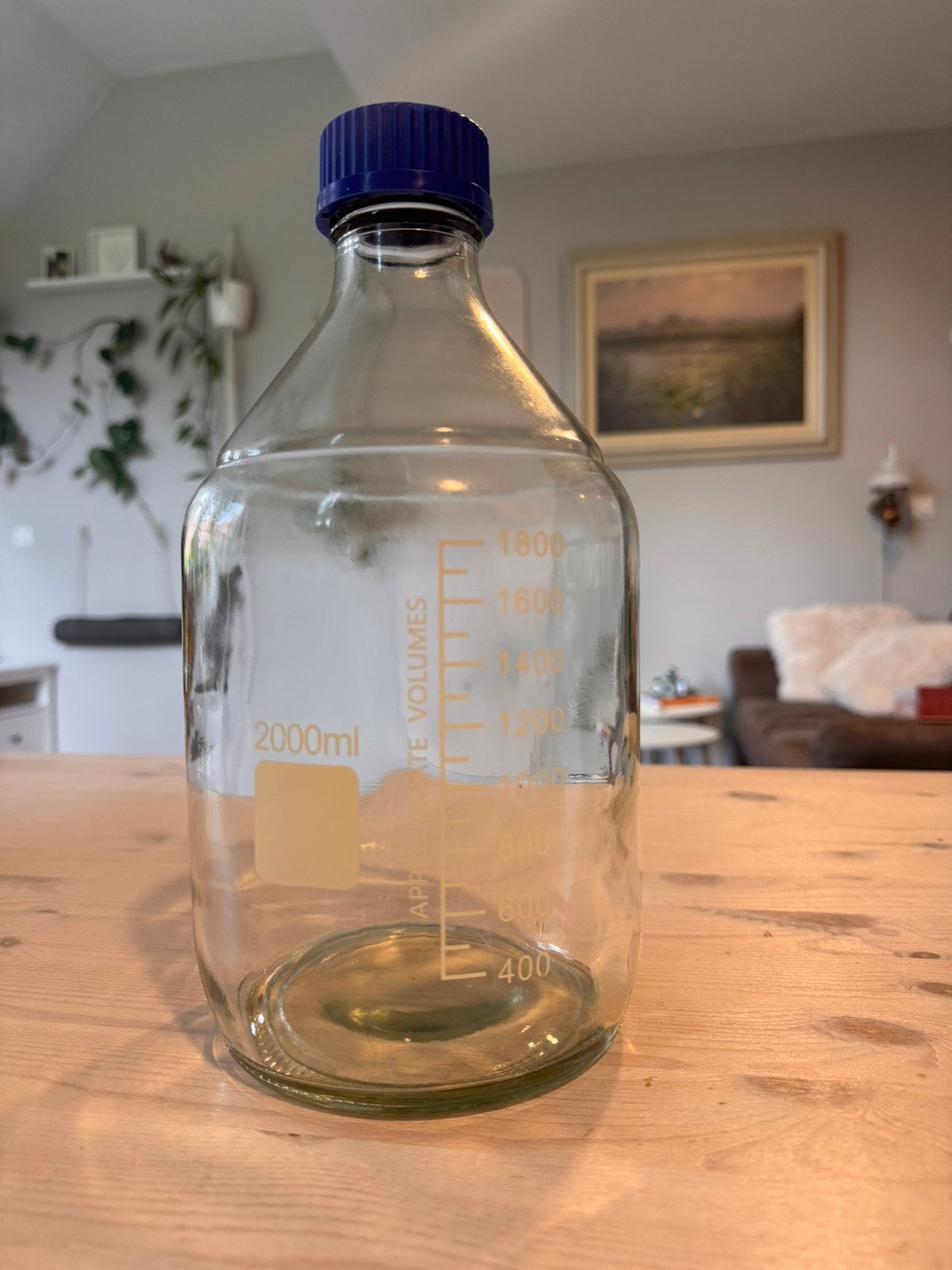 Apothekersfles 2 liter, Ophalen of Verzenden, Zo goed als nieuw