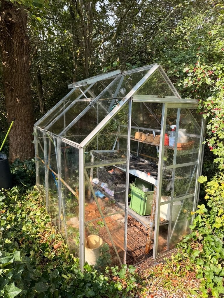 Glazen kas 2.10x1.90x1.55m - Ideaal voor uw tuin!, Ophalen, Gebruikt, Kweekkas, Glas