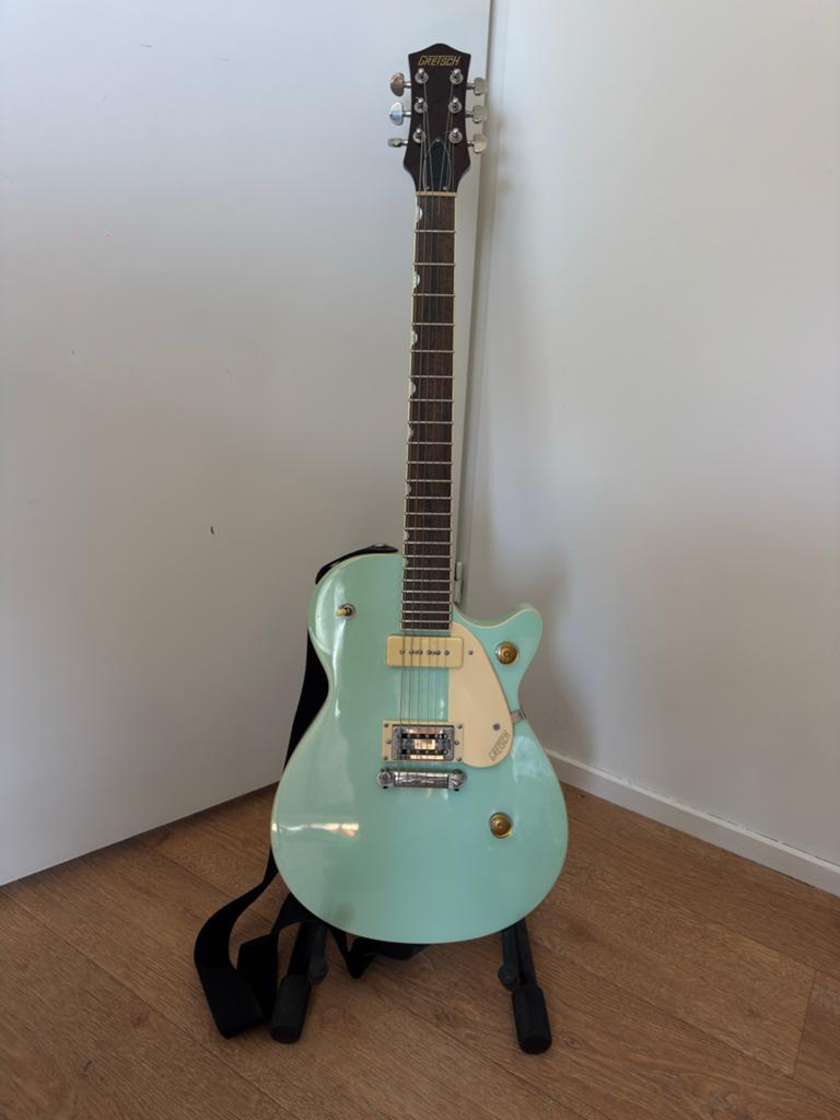 Gretsch Streamliner Jet Club Elec Gitaar - Mint Metallic, Muziek en Instrumenten, Ophalen of Verzenden, Zo goed als nieuw, Solid body