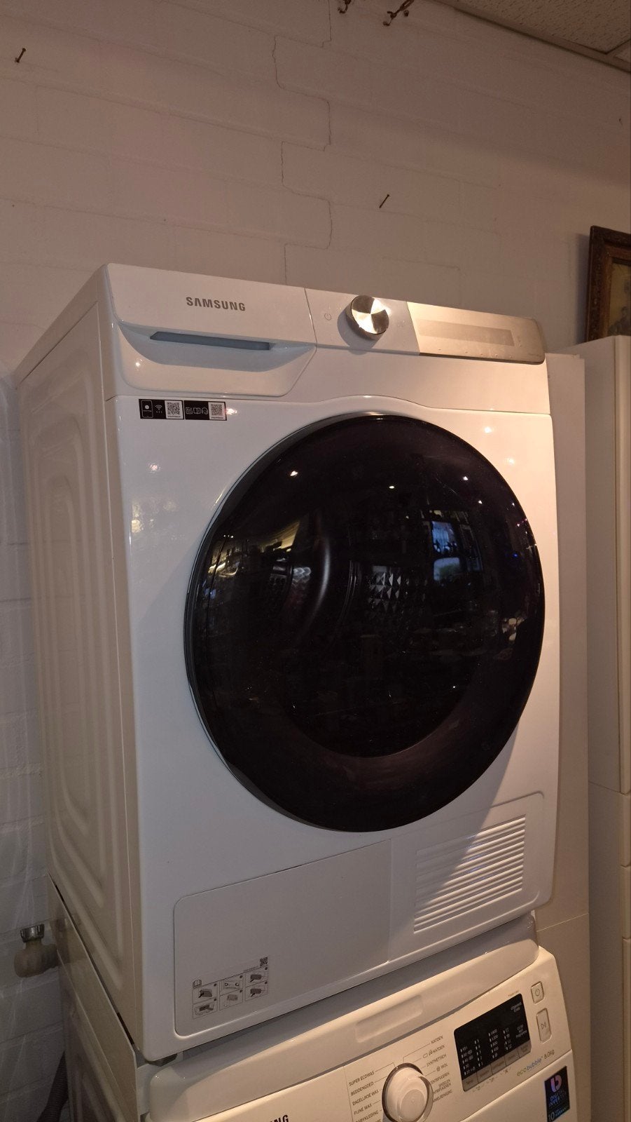Samsung warmtepompdroger – nette staat, 6 tot 8 kg, Ophalen, 85 tot 90 cm