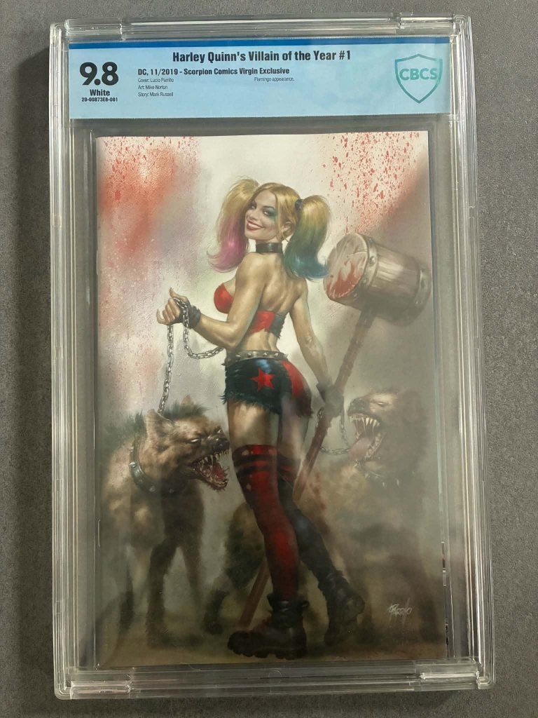 9.8 Harley Quinn Parrillo Virgin Variant Comic DC, Eén comic, Amerika, Nieuw, Ophalen of Verzenden